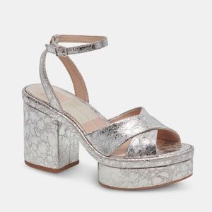 Dolce Vita Silver Heels